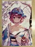 等身大！　入手困難！　希少　当時物　西行寺幽々子　タペストリー　東方プロジェクト 等身大！ 入手困難！ 希少 当時物 西行寺幽々子 タペストリー
